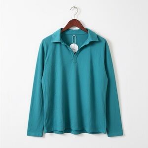 Teal Long Sleeve Women's Top